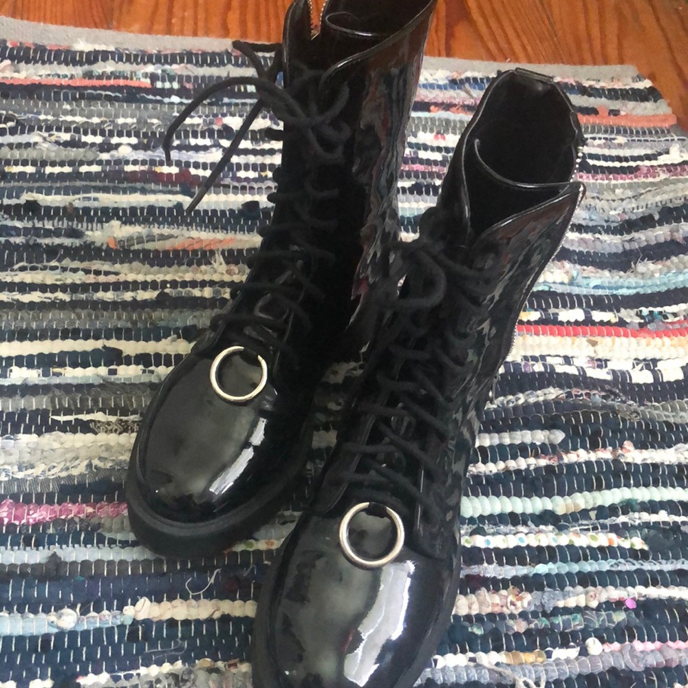 Black Combat Boots
